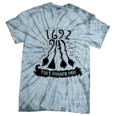 1692 They Missed One For Witch Halloween Tie-Dye T-Shirt