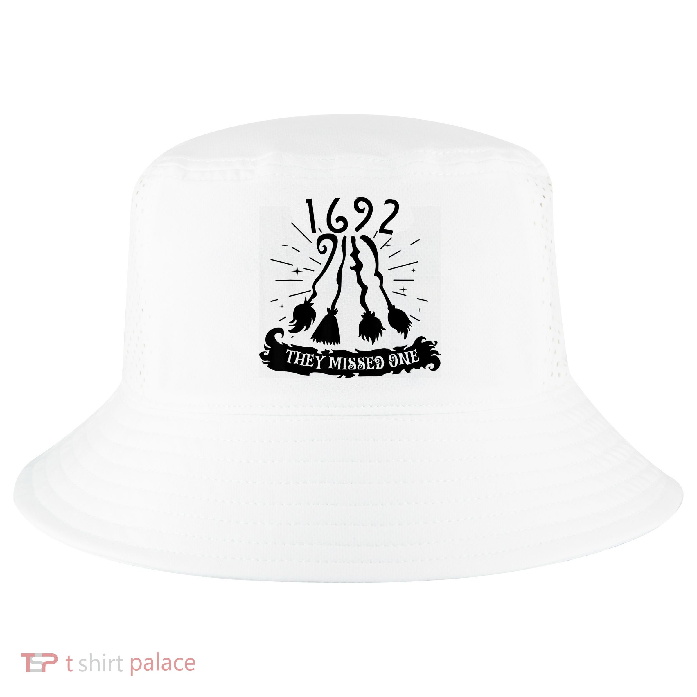 1692 They Missed One For Witch Halloween Cool Comfort Performance Bucket Hat