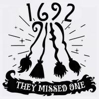 1692 They Missed One For Witch Halloween Button
