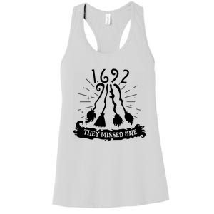 1692 They Missed One For Witch Halloween Women's Racerback Tank