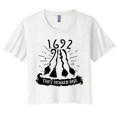 1692 They Missed One For Witch Halloween Crop Top