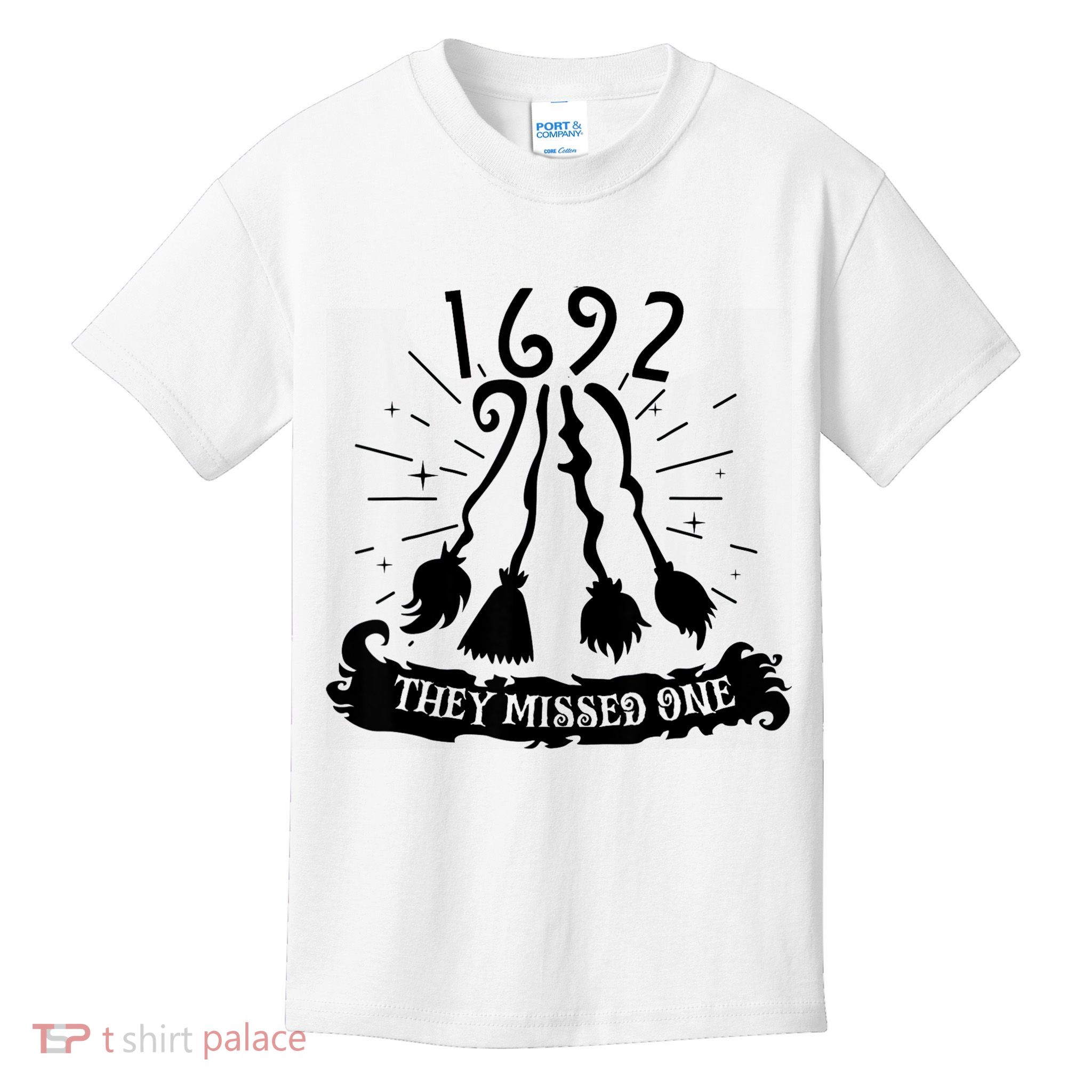 1692 They Missed One For Witch Halloween Kids T-Shirt