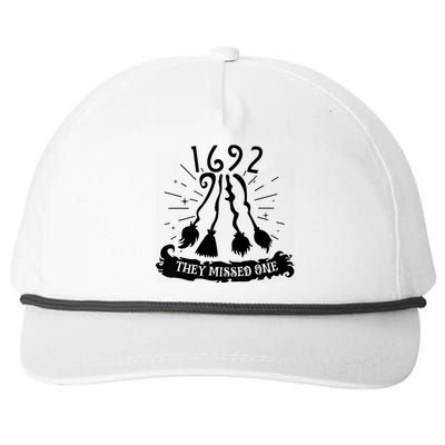 1692 They Missed One For Witch Halloween Snapback Five-Panel Rope Hat