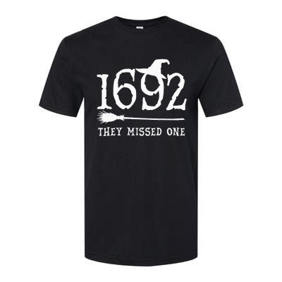 1692 They Missed One Halloween Feminist Witch Trials Softstyle CVC T-Shirt