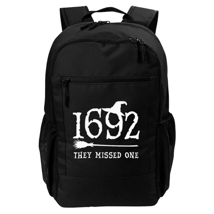 1692 They Missed One Halloween Feminist Witch Trials Daily Commute Backpack