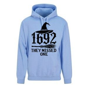 1692 They Missed One Halloween Feminist Witch Trials Unisex Surf Hoodie