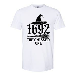 1692 They Missed One Halloween Feminist Witch Trials Softstyle CVC T-Shirt