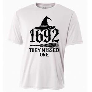 1692 They Missed One Halloween Feminist Witch Trials Cooling Performance Crew T-Shirt