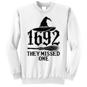 1692 They Missed One Halloween Feminist Witch Trials Sweatshirt