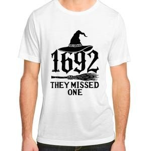 1692 They Missed One Halloween Feminist Witch Trials Adult ChromaSoft Performance T-Shirt