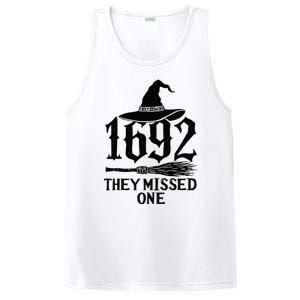 1692 They Missed One Halloween Feminist Witch Trials PosiCharge Competitor Tank