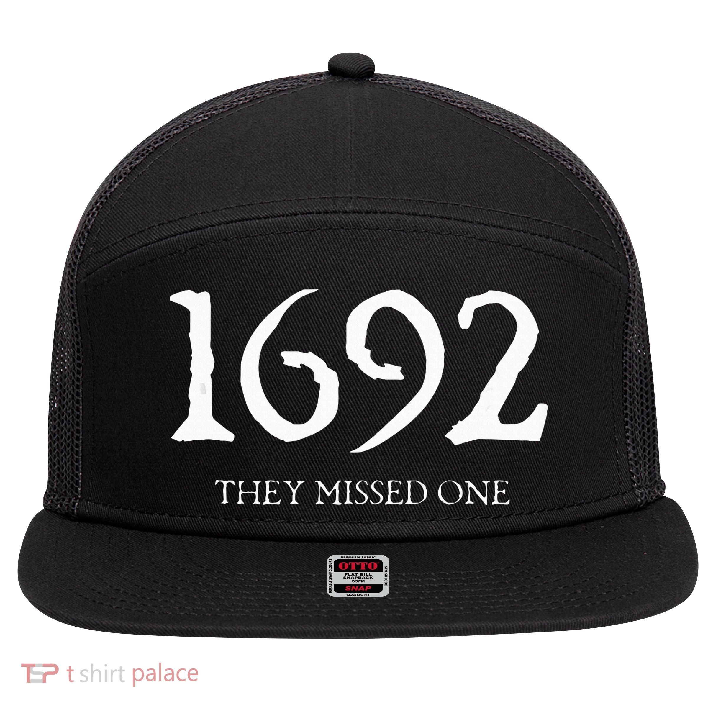 1692 They Missed One Tank Top 7 Panel Mesh Trucker Snapback Hat