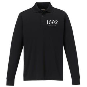 1692 They Missed One Long Sleeve Performance Long Sleeve Polo