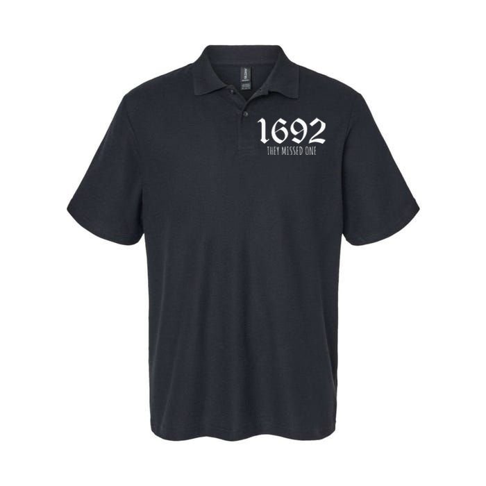 1692 They Missed One Long Sleeve Softstyle Adult Sport Polo