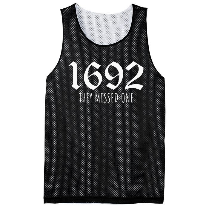 1692 They Missed One Long Sleeve Mesh Reversible Basketball Jersey Tank