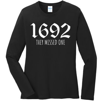 1692 They Missed One Long Sleeve Ladies Long Sleeve Shirt