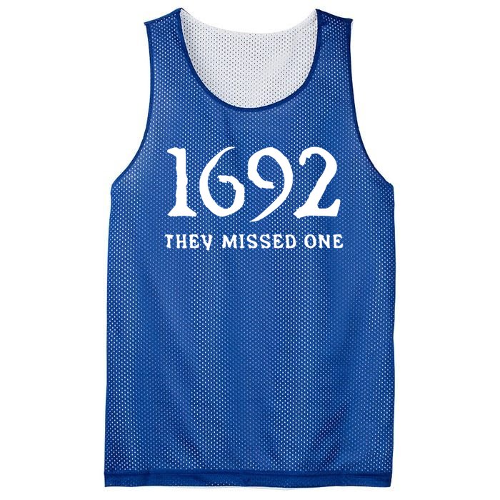 1692 They Missed One Funny Halloween 1692 They Missed One Gift Mesh Reversible Basketball Jersey Tank