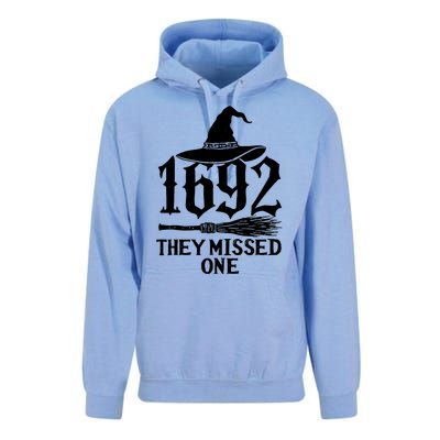 1692 They Missed One Halloween Feminist Witch Trials Unisex Surf Hoodie