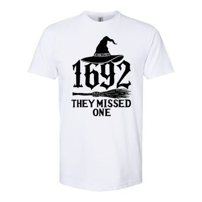 1692 They Missed One Halloween Feminist Witch Trials Softstyle CVC T-Shirt