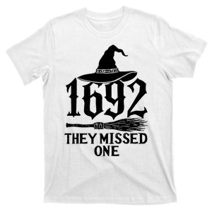 1692 They Missed One Halloween Feminist Witch Trials T-Shirt