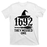 1692 They Missed One Halloween Feminist Witch Trials T-Shirt