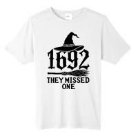 1692 They Missed One Halloween Feminist Witch Trials Tall Fusion ChromaSoft Performance T-Shirt