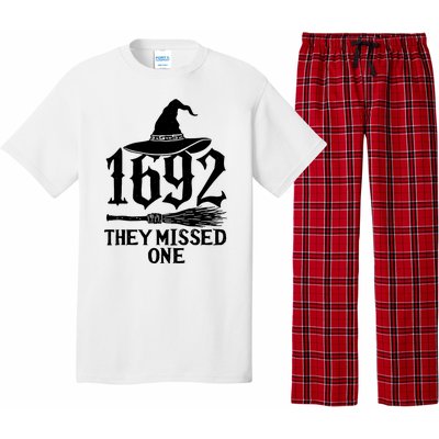 1692 They Missed One Halloween Feminist Witch Trials Pajama Set