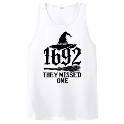 1692 They Missed One Halloween Feminist Witch Trials PosiCharge Competitor Tank