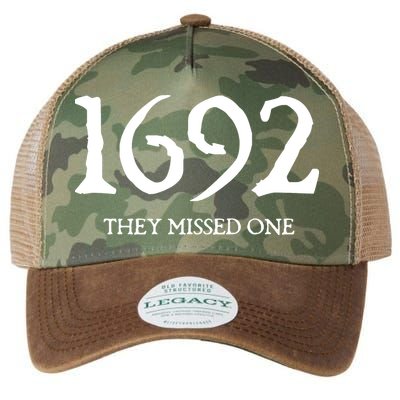 1692 They Missed One Massachusetts Salem Witch Legacy Tie Dye Trucker Hat