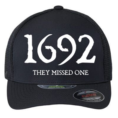 1692 They Missed One Massachusetts Salem Witch Flexfit Unipanel Trucker Cap