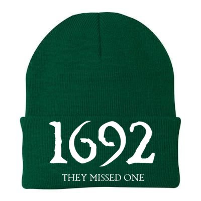 1692 They Missed One Salem Witch Knit Cap Winter Beanie