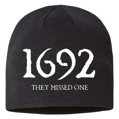 1692 They Missed One Salem Witch Sustainable Beanie