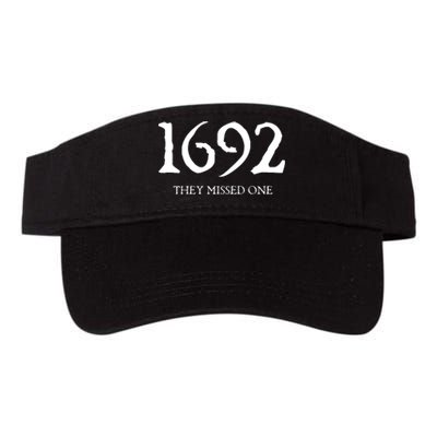 1692 They Missed One Salem Witch Valucap Bio-Washed Visor