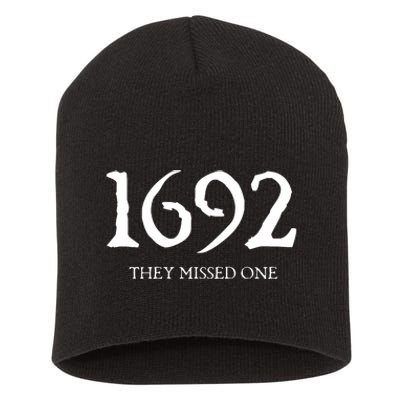 1692 They Missed One Salem Witch Short Acrylic Beanie