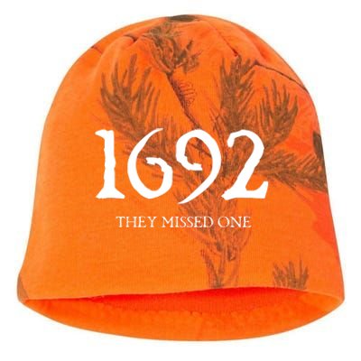 1692 They Missed One Salem Witch Kati - Camo Knit Beanie