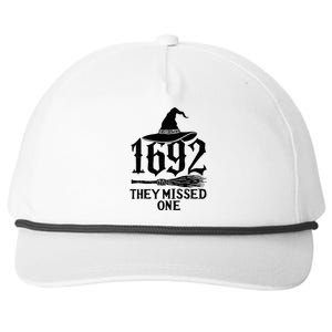 1692 They Missed One Halloween Feminist Witch Trials Snapback Five-Panel Rope Hat