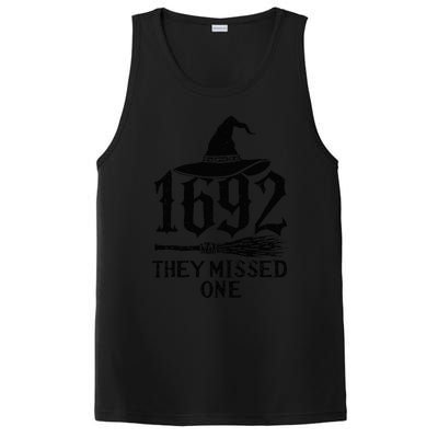 1692 They Missed One Halloween Feminist Witch Trials PosiCharge Competitor Tank