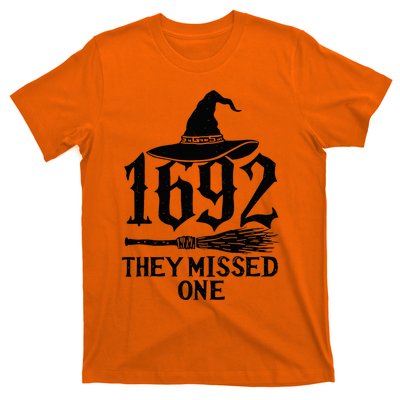 1692 They Missed One Halloween Feminist Witch Trials T-Shirt