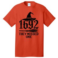 1692 They Missed One Halloween Feminist Witch Trials Tall T-Shirt