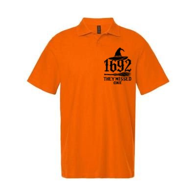 1692 They Missed One Halloween Feminist Witch Trials Softstyle Adult Sport Polo