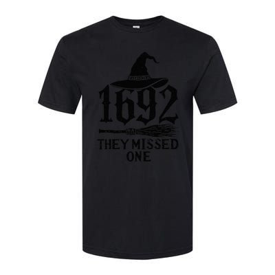 1692 They Missed One Halloween Feminist Witch Trials Softstyle CVC T-Shirt