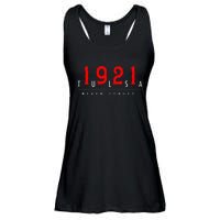 1921 Tulsa Oklahoma Black Wall Street Never Forget Ladies Essential Flowy Tank