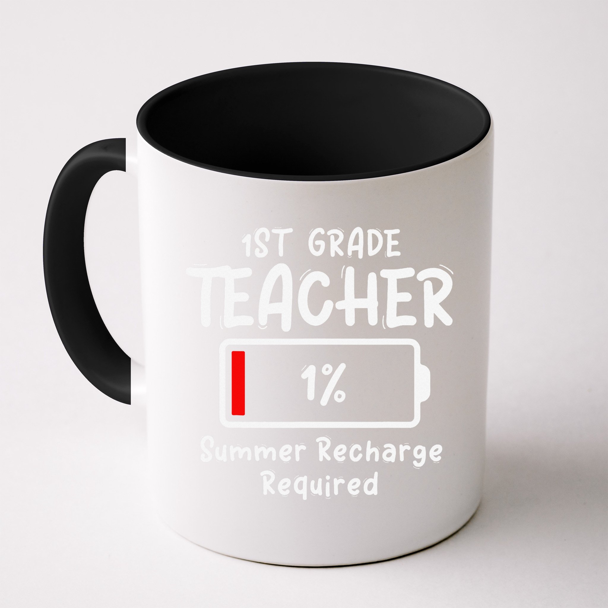 1st-Grade Teacher Summer Recharge Required Last Day School Mug