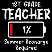 1st-Grade Teacher Summer Recharge Required Last Day School 16 in Basic Backpack