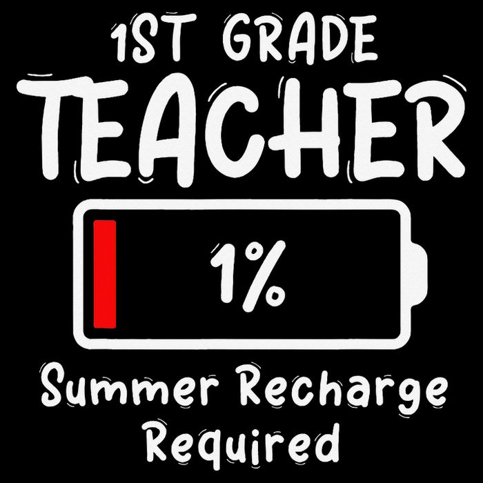 1st-Grade Teacher Summer Recharge Required Last Day School Visor