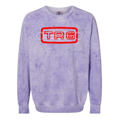 1970s Triumph TR6 British Classic Car Grille Colorblast Crewneck Sweatshirt