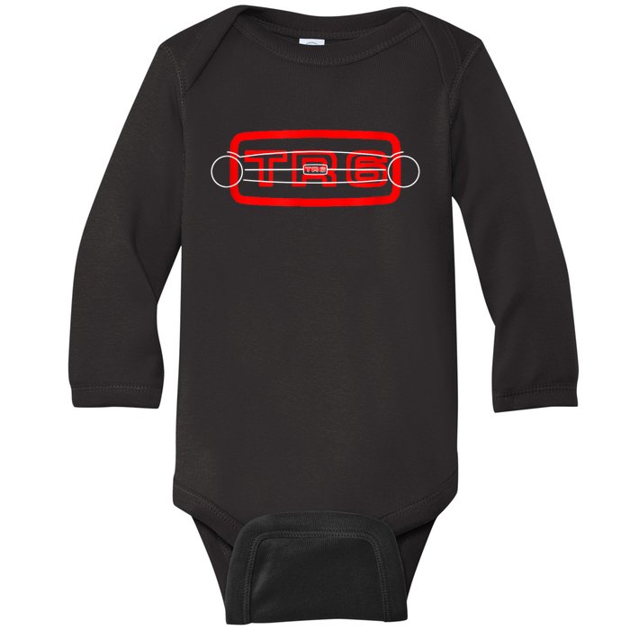 1970s Triumph TR6 British Classic Car Grille Baby Long Sleeve Bodysuit