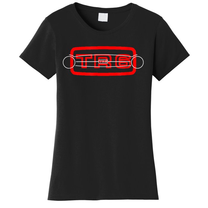 1970s Triumph TR6 British Classic Car Grille Women's T-Shirt