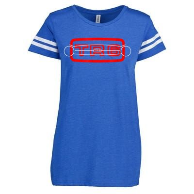 1970s Triumph TR6 British Classic Car Grille Enza Ladies Jersey Football T-Shirt