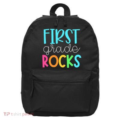 1st Teacher Team - First Grade Rocks 16 in Basic Backpack